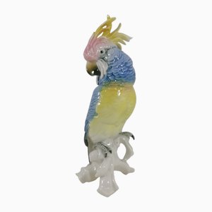 Ceramic Parrot by Karl Ens, Germany, 1910s