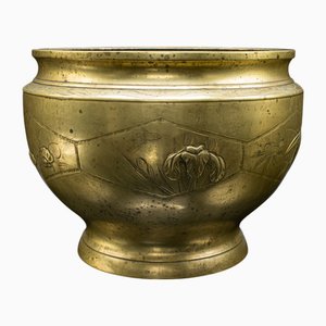 Japanese Brass Planter, 1870s