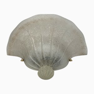 Große Wandleuchte aus Muranoglas von Seguso, 1970er