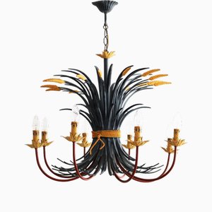 Hollywood Regency Chandelier from Banci Firenze, Italy, 1980s