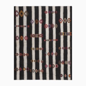 Striped Turkish Kilim Rug