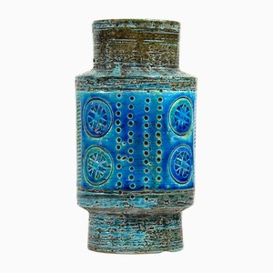 Small Italian Ceramic Vase by Aldo Londi for Bitossi, 1960s