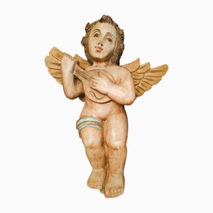 Small Angel with Wooden Mandolin, 1920s-1940s
