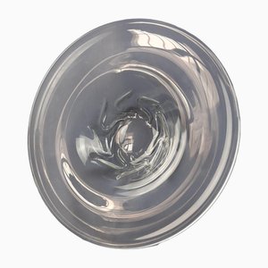 Transparent Glass Centerpiece from Daum, France, 1970s