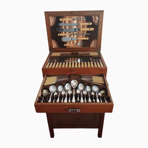 Kantine mit Besteck von Viners, 1920er, 103 . Set