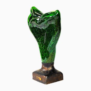 Gio Colucci, Statue Verte, 1950s, Verre