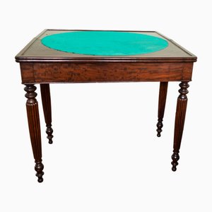 Table à Jeux Style Louis-Philippe, 19ème Siècle