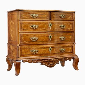 Early 19th Century Swedish Oak Inlaid Chest of Drawers, 1800s