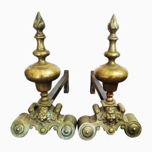 Morillos antiguos de Casa Señorial. Juego de 2