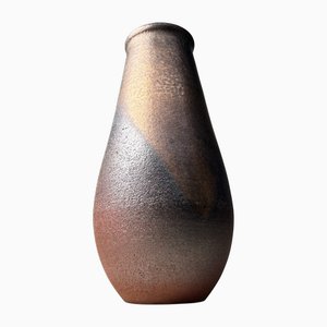 Ceramic Ikebana Flower Vase, Shigaraki, Japan, 1970s