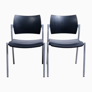 Sedie da ufficio impilabili originali Dream di Cerantola, set di 2