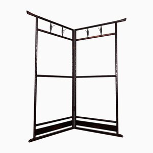Japanese Wooden Kamakura Bori Kimono Hanger Stand, 1960s