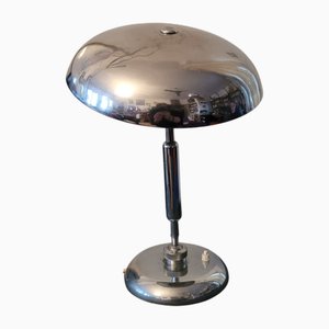 Lampada da tavolo in metallo cromato di Giovanni Michelucci, 1940