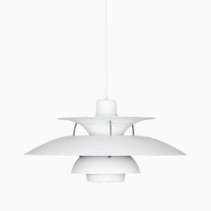 Lampada a sospensione PH 5 vintage di Poul Henningsen per Louis Poulsen, Danimarca, 1958