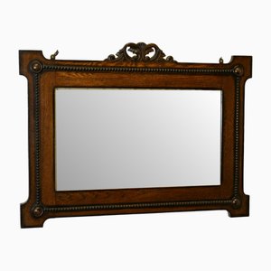 Art Deco Rectangular Oak Mirror