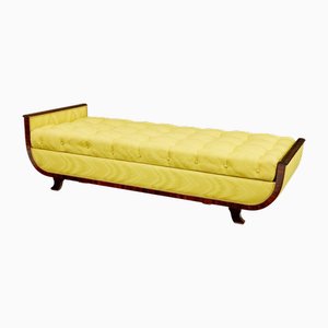 Skandinavische Art Deco Chaiselongue aus Birke & Kingwood, 1930
