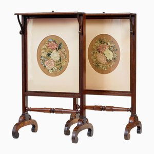 Regency Palisander Fire Screens, 1820, Set of 2