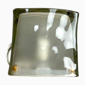 Lampe de Bureau Cube Vintage en Verre Scandinave de Ikea, 1990s