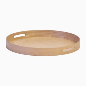 Plateau Rond Géant en Bois par Villahomecollection