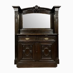 Napoleon III Sideboard in Blackened Wood, 1850s