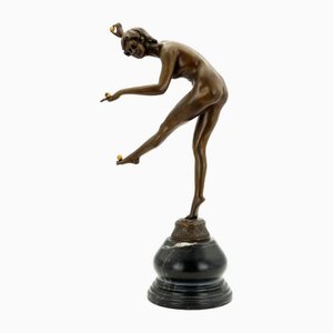 Claire Jeanne Robertine Colinet, Juggler, 1920s, Bronze