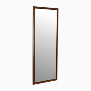 Vintage Rectangular Oak Mirror, 1960s