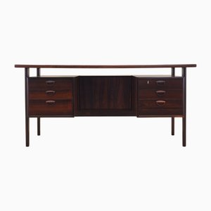 Vintage Danish Rosewood Desk, 1970s