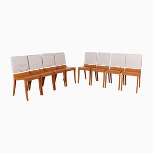 Sedie Finn in legno marrone di Ligne Roset, set di 8