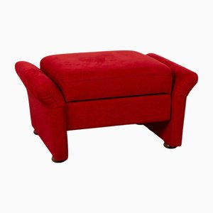 Roter Stoff Pouf von Himolla
