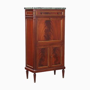 Directoire Secretary in Mahogany with Drawers, France, 20th Century