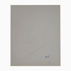 Marie Laurencin, Building Study, Original Drawing
