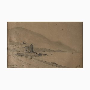 Paul De Fabry, Marseille-Montredon, 1857, Pencil Drawing
