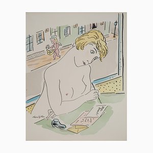 Léonard Tsuguharu Foujita, Der Liebesbrief, Originalstich