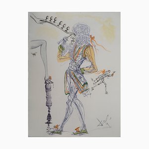 Salvador Dali, Casanova, The Man and the Six Eggs, Original Engraving