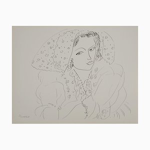 Henri Matisse, Joven novia con velo, Litografía