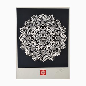 Shepard Fairey (Obey), Mandala Ornament Black, Screenprint