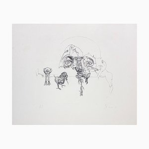 Miodrag Djuric (Dado), Untitled, 1968, Original Lithograph