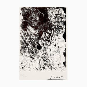 After Pablo Picasso, The Head of Rempirmadt, Lithograph, 1973