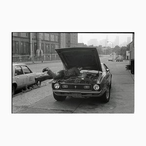 Claude Vesco, New York, Ford Mustang, 1980, Tirage argentique
