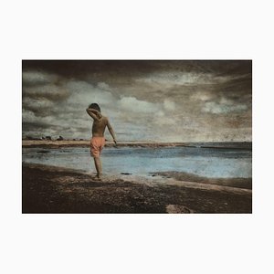 Irène Jonas, Endless Summer No.3, 2020-21, Impresión original mejorada con pintura al óleo