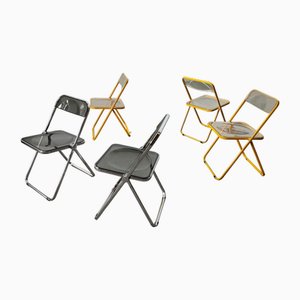 Mid-Century Transparent Folding Chair