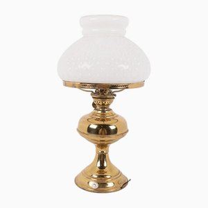 Lampada da tavolo Mid-Century in ottone, anni '50