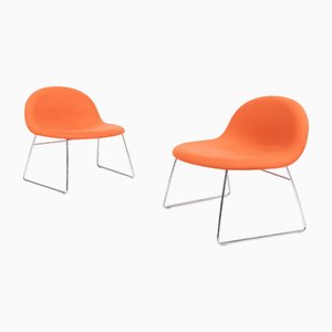 Dänische 3D Sessel von Komplot Design für Gubi, 2er Set