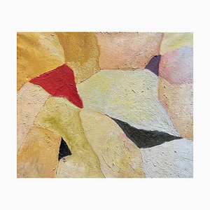 Franz Stirnimann, Composizione astratta n. 1, Olio su tela, 1990