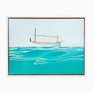Octavia Campbell-Davy, Llaut, Acrylic on Canvas, Framed