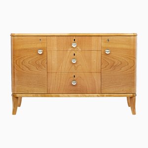 Mid-Century Swedish Elm Chest of Drawers, 1960