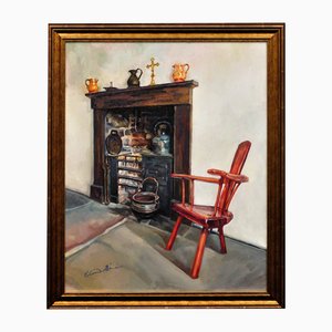 Elin Sian Blake, Ty Nain (Grandma's House), 2000er, Ölgemälde