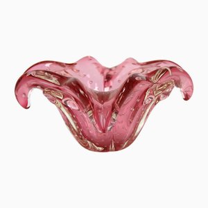 Pink Murano Glass Pocket Tray, 1960s