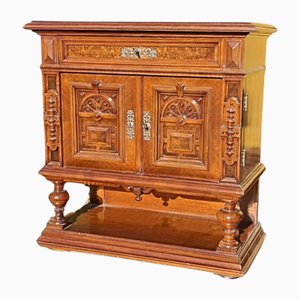 Wilhelminian Walnut Vertiko, 1880s