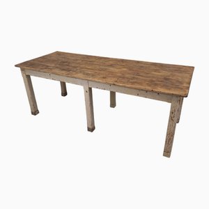 Cream Walnut Farm Table